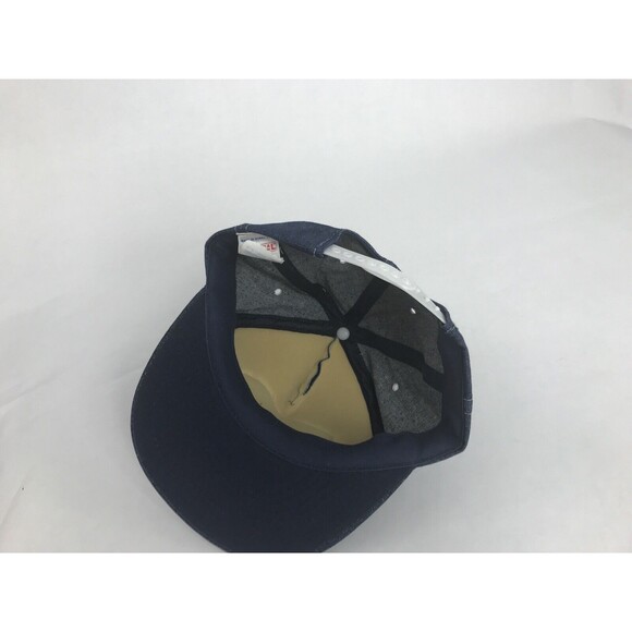 Vintage Lowell Davis Farms Denim Snapback Hat - Picture 7 of 9